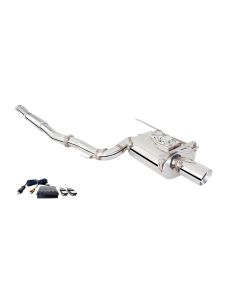Wydech  turbo-back  3 cala z tłumikiem Varex, stal nierdzewna 304 Mitsubishi Lancer EVO 7,8,9